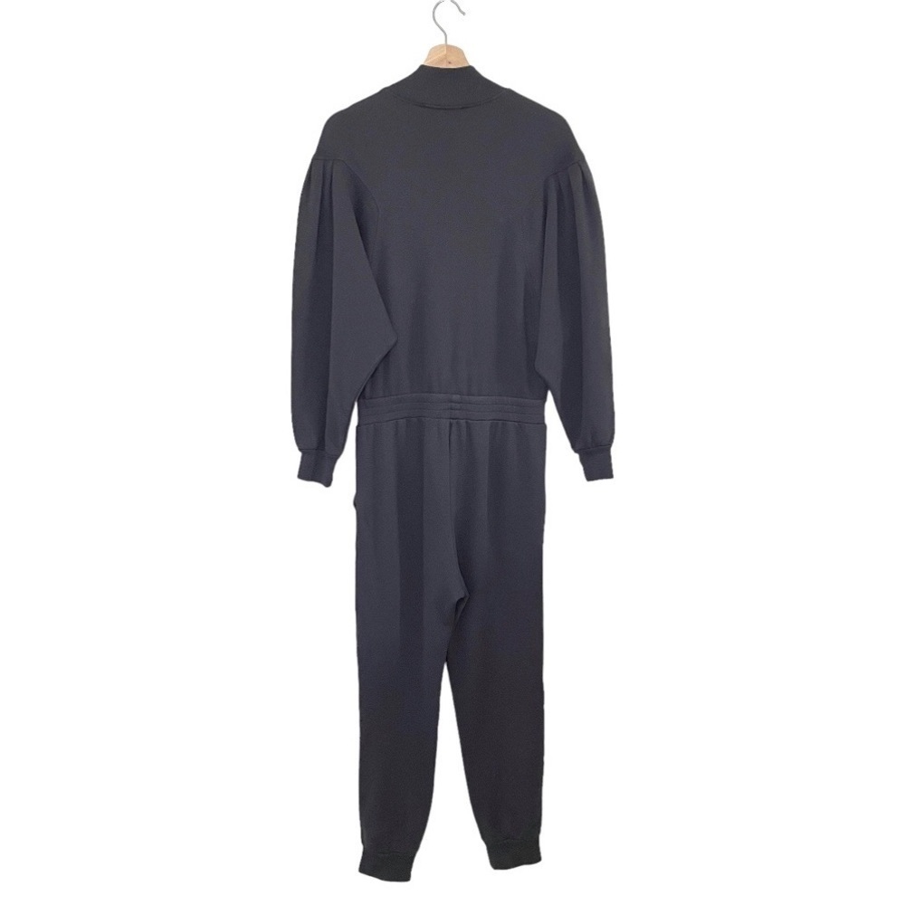 NWT Frame Easy Jumpsuit French Terry Organic Pima Cotton Faded Noir XS - Picture 7 of 16